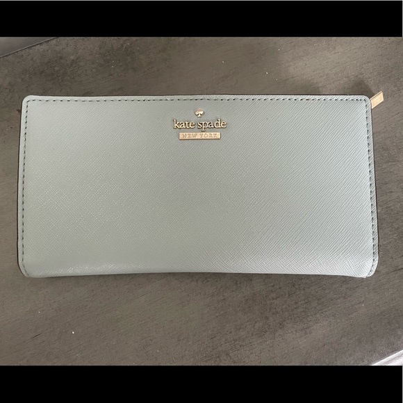 Kate spade Cameron street Candace & Stacy wallet LAKES EDGE BLUE - Picture 6 of 10